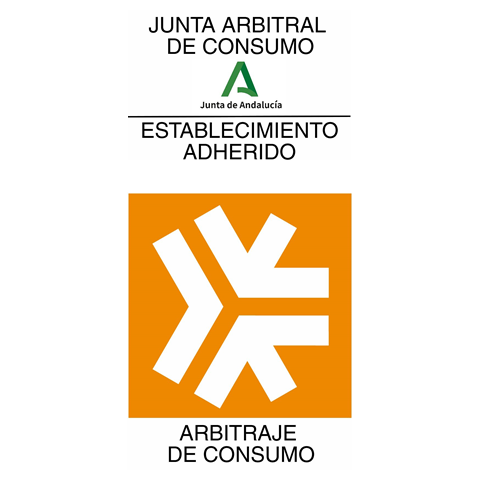 Distintivo Oficial nº 4397 - Adhesión al Sistema Arbitral de Consuma por la Junta de Andalucía Distintivo Oficial nº 4397 - Adhesión al Sistema Arbitral de Consuma por la Junta de Andalucía