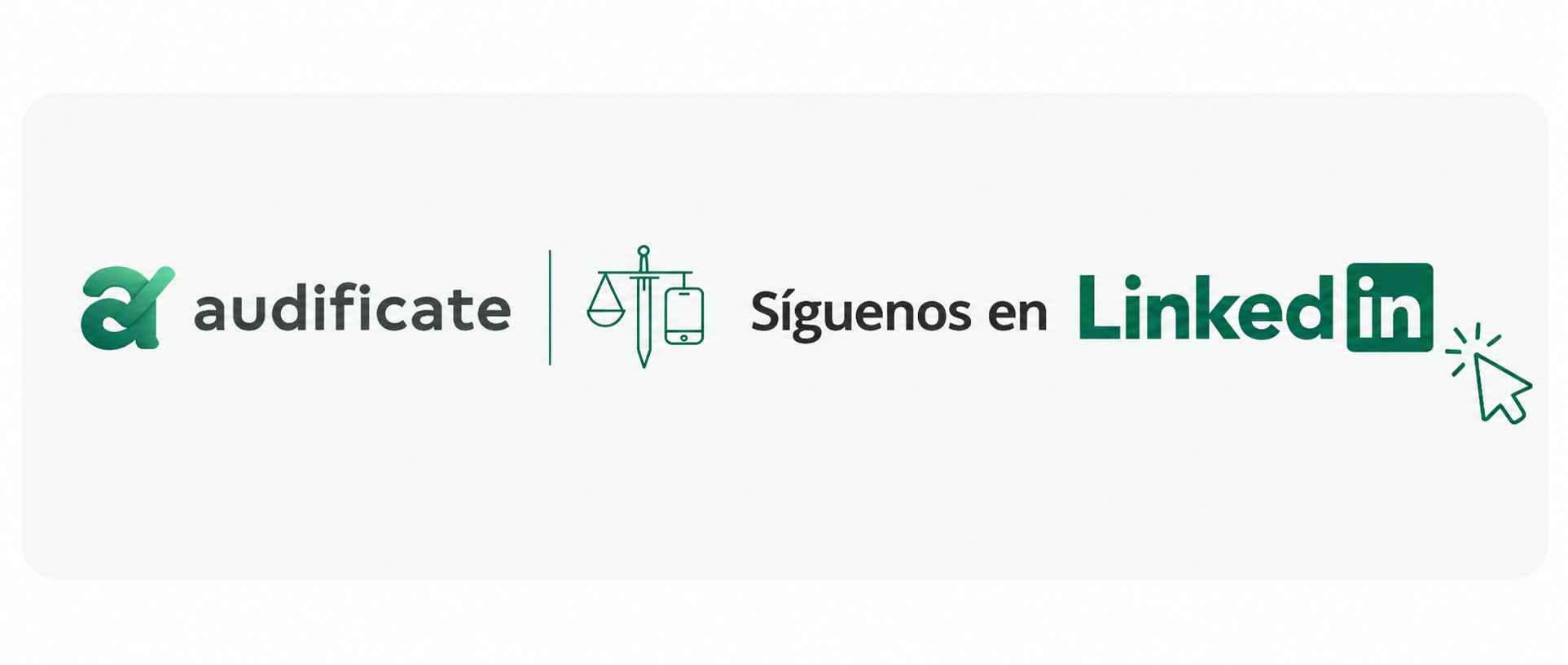 Sígue a audificate en las redes sociales