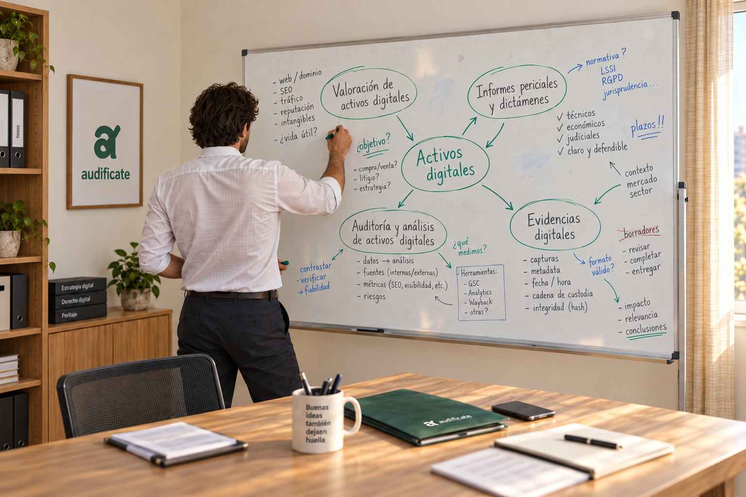 Servicios de valoración, análisis, valoración y peritación